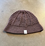 MIHO SONOYAMA×BSKK cotton kint HAT brown