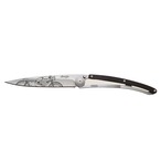 【deejo】Pocket Knife　tatoos 37g CAFE RACER-EBONY