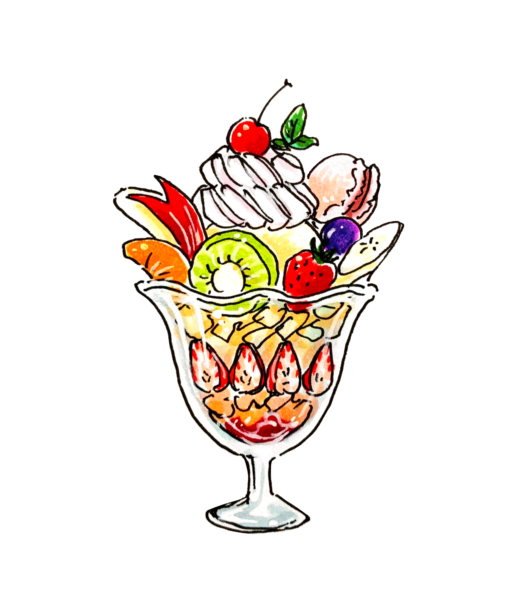 食べ物イラスト コピック たけのみせ 食べ物イラスト コピック たけのみせ