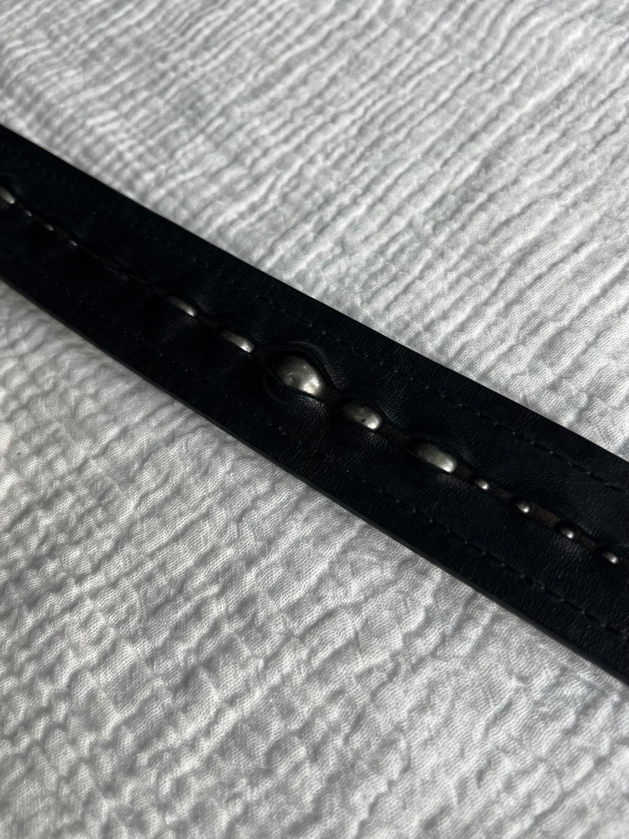 "Replay" Gimmick Leather Belt