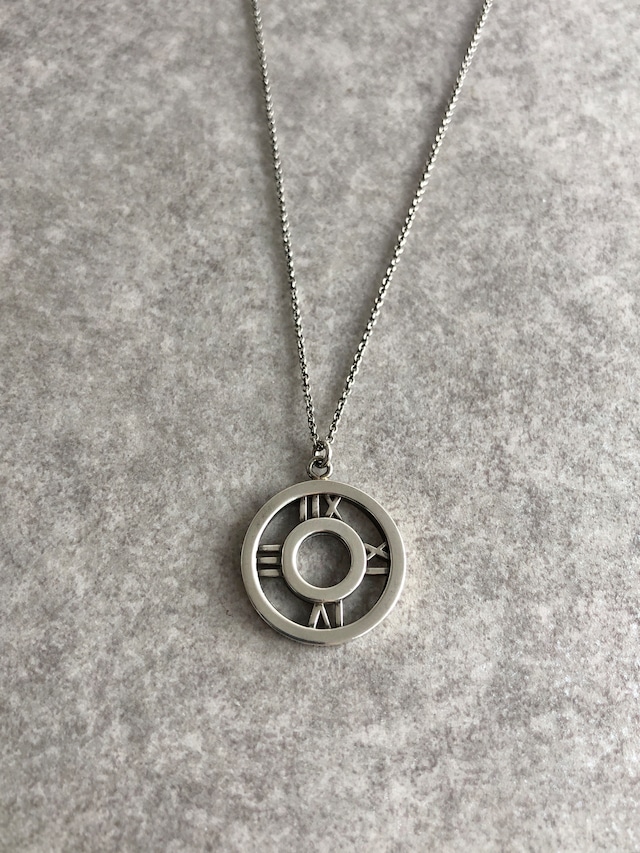 Tiffany & Co. ティファニー ネックレス シルバー アトラスオープンメダリオン 925 vintage ヴィンテージ オールド z4kett