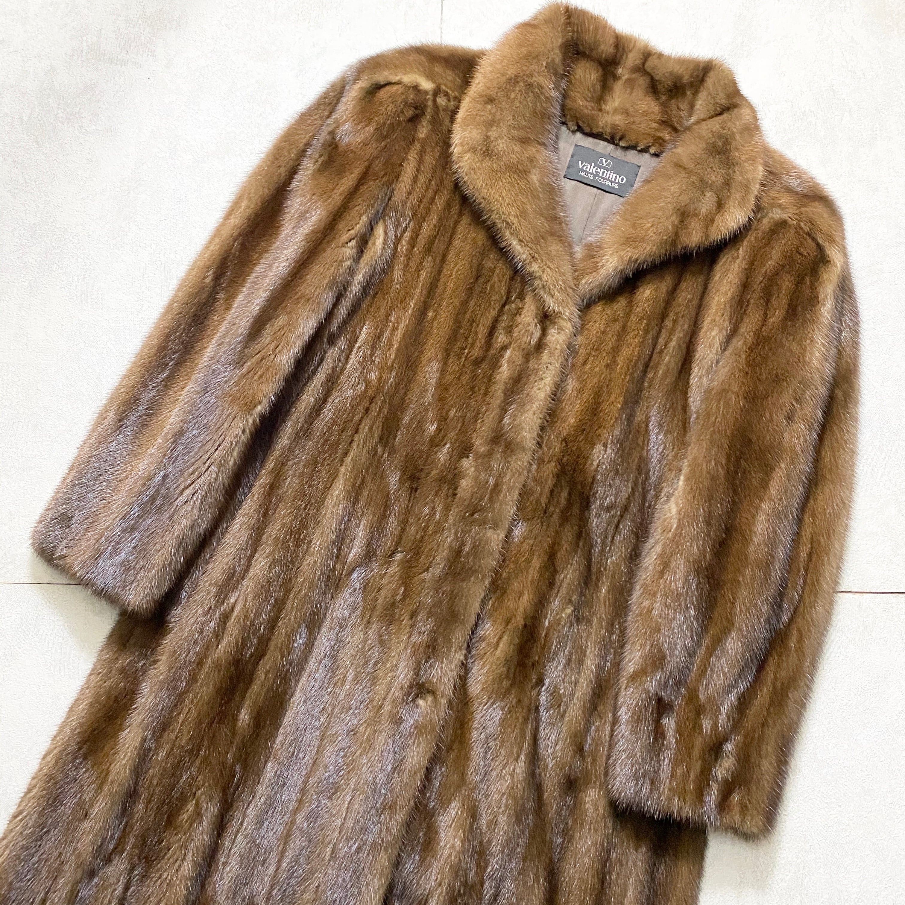 vintage VALENTINO “haute fourrure” long fur coat | NOIR ONLINE
