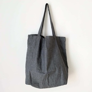 【SALE】 ショッピングバッグ ヘリンボーン グレイ / 【SALE】 Carry Bag Herringbone Gray