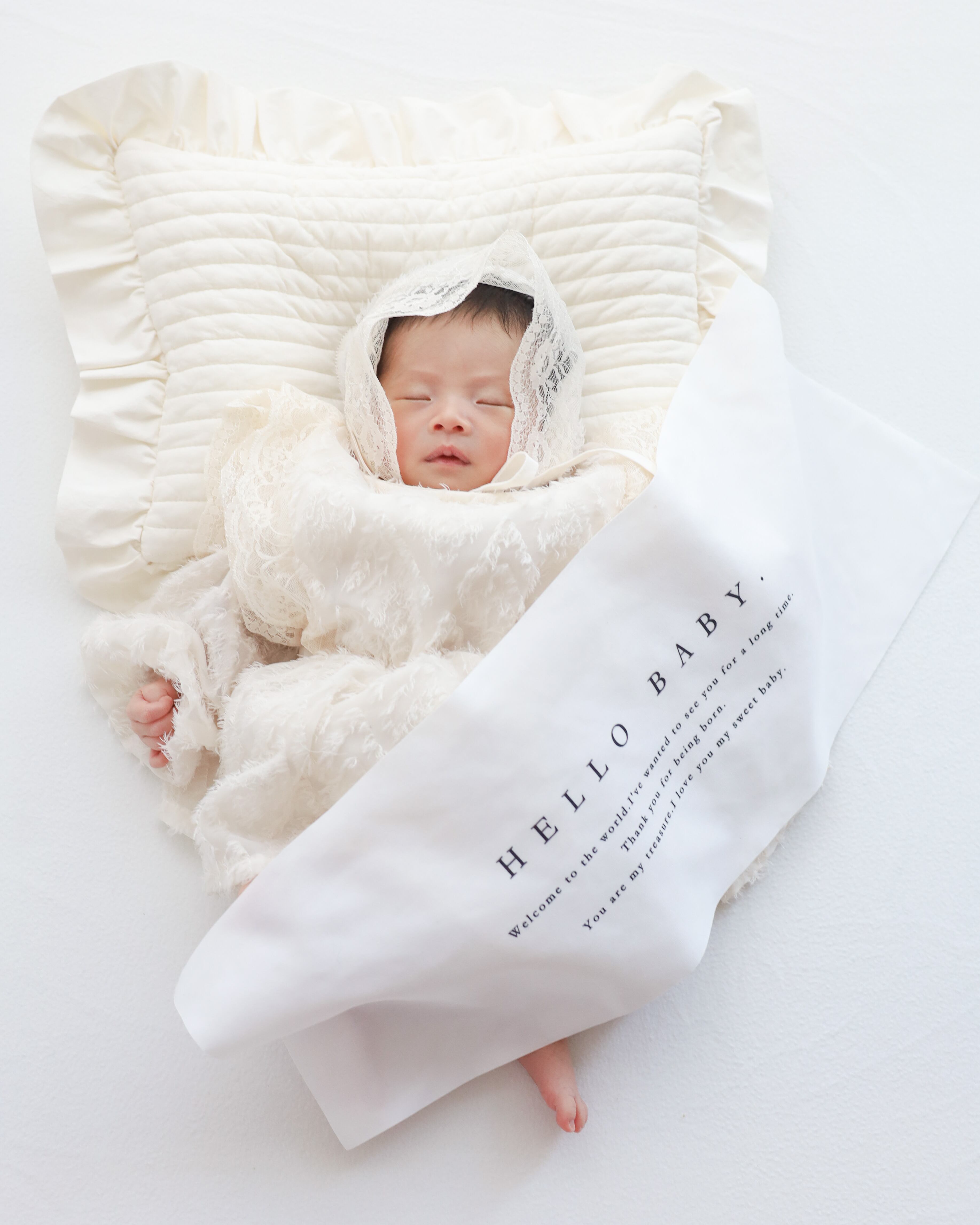 即納”Hello baby タペストリー2 : バースデー 誕生日 ニューボーン