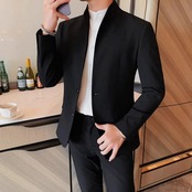 suit stand collar suit jacket 00230