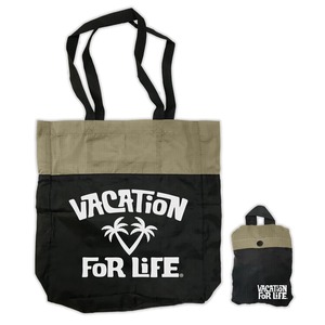 USA トートバッグ　Vacation For Life PALM PACKABLE TOTE BAG