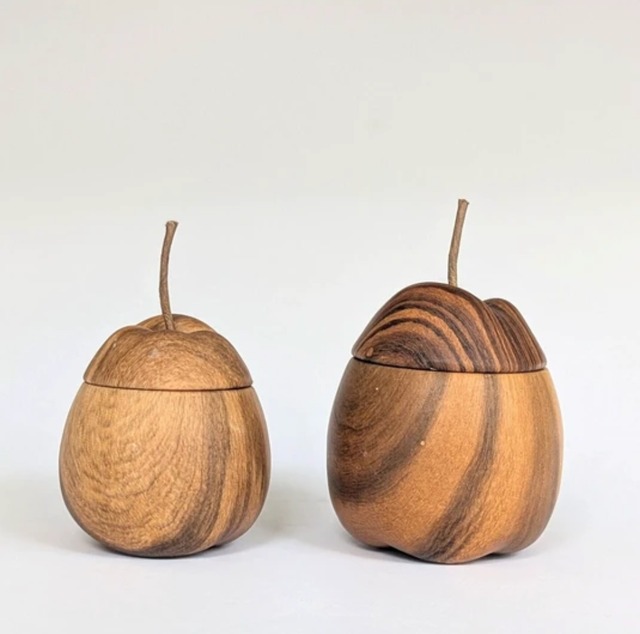 ナンバーミーTOKYO"WOOD GRAIN CERAMIC JAR "Pear