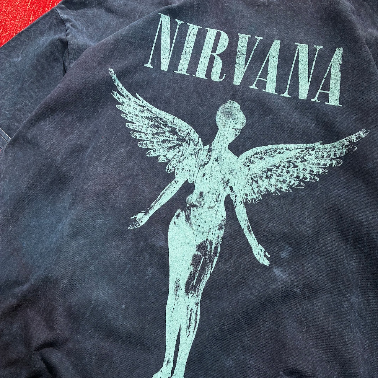 NIRVANA IN UTERO バンドTシャツ 青 ニルヴァーナ