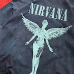 NIRVANA IN UTERO バンドTシャツ 青 ニルヴァーナ