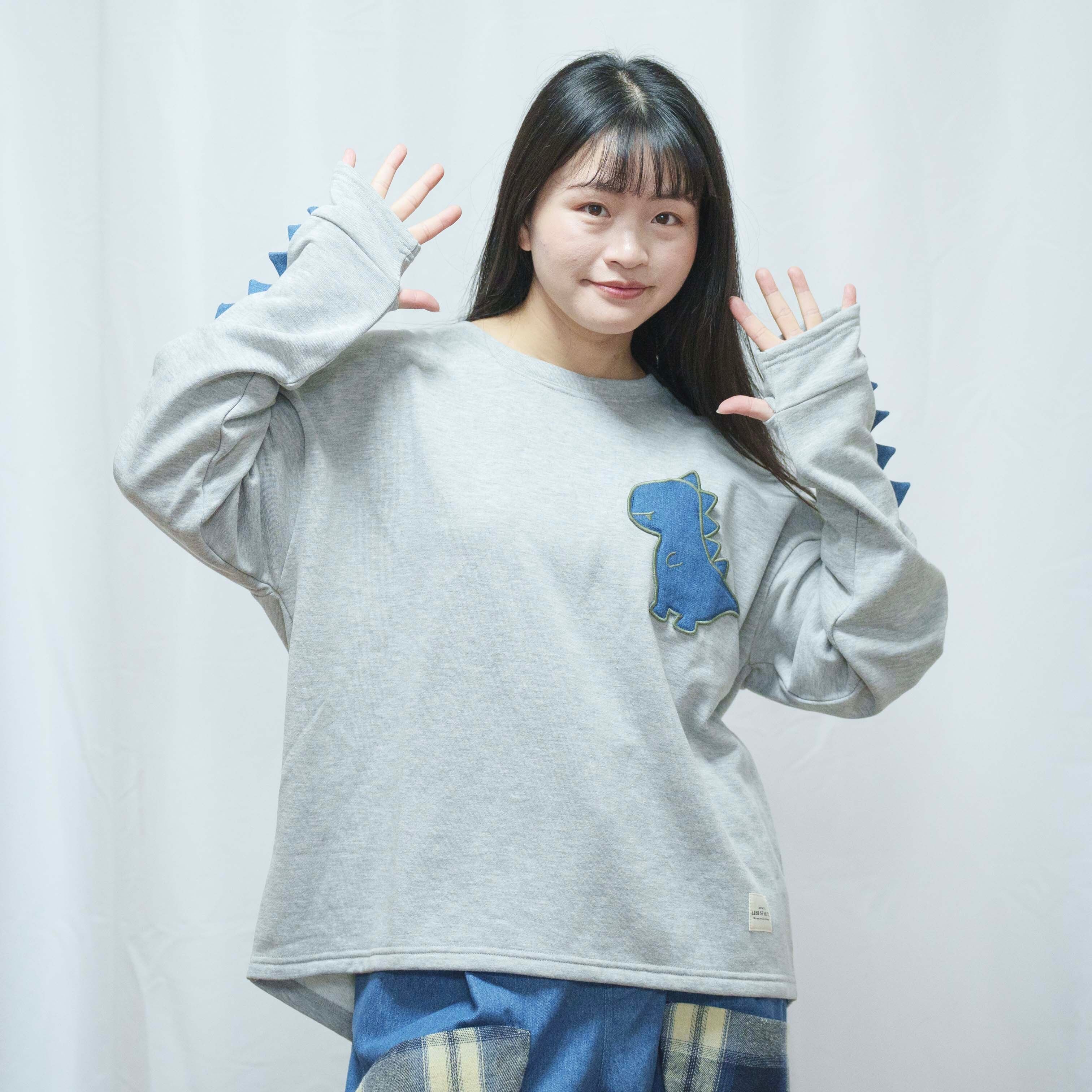 恐竜モチーフスウェット(商品NO.490094) | libi se mi to by infield