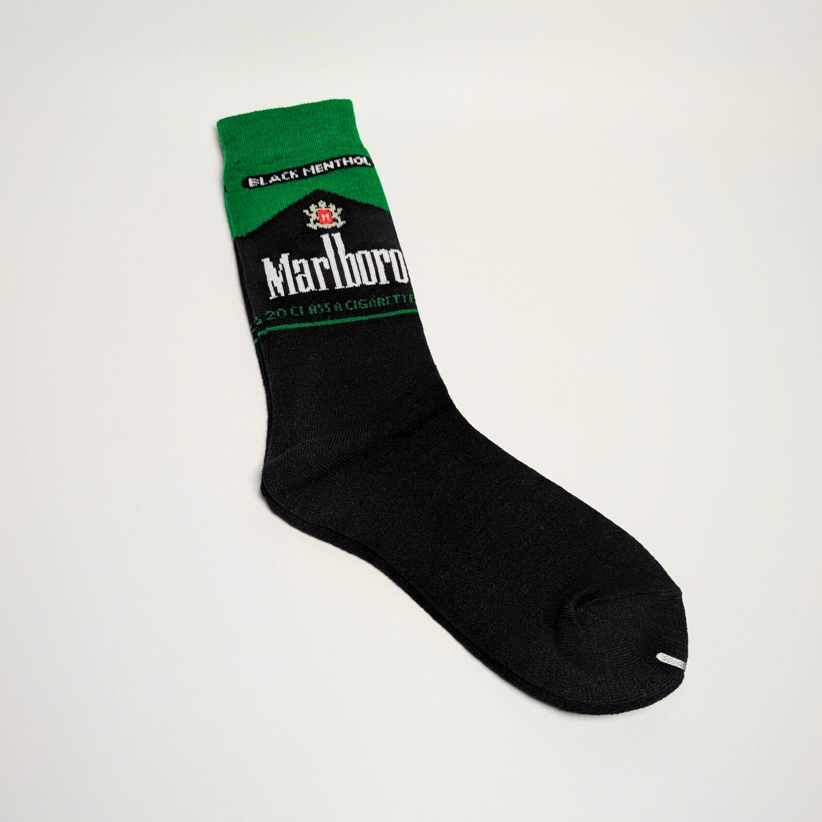 【Marlboro / マールボロ 】『 BLACK MENTHOL 』 crew socks / クルーソックス〚アメリカン雑貨 アメトイ〛