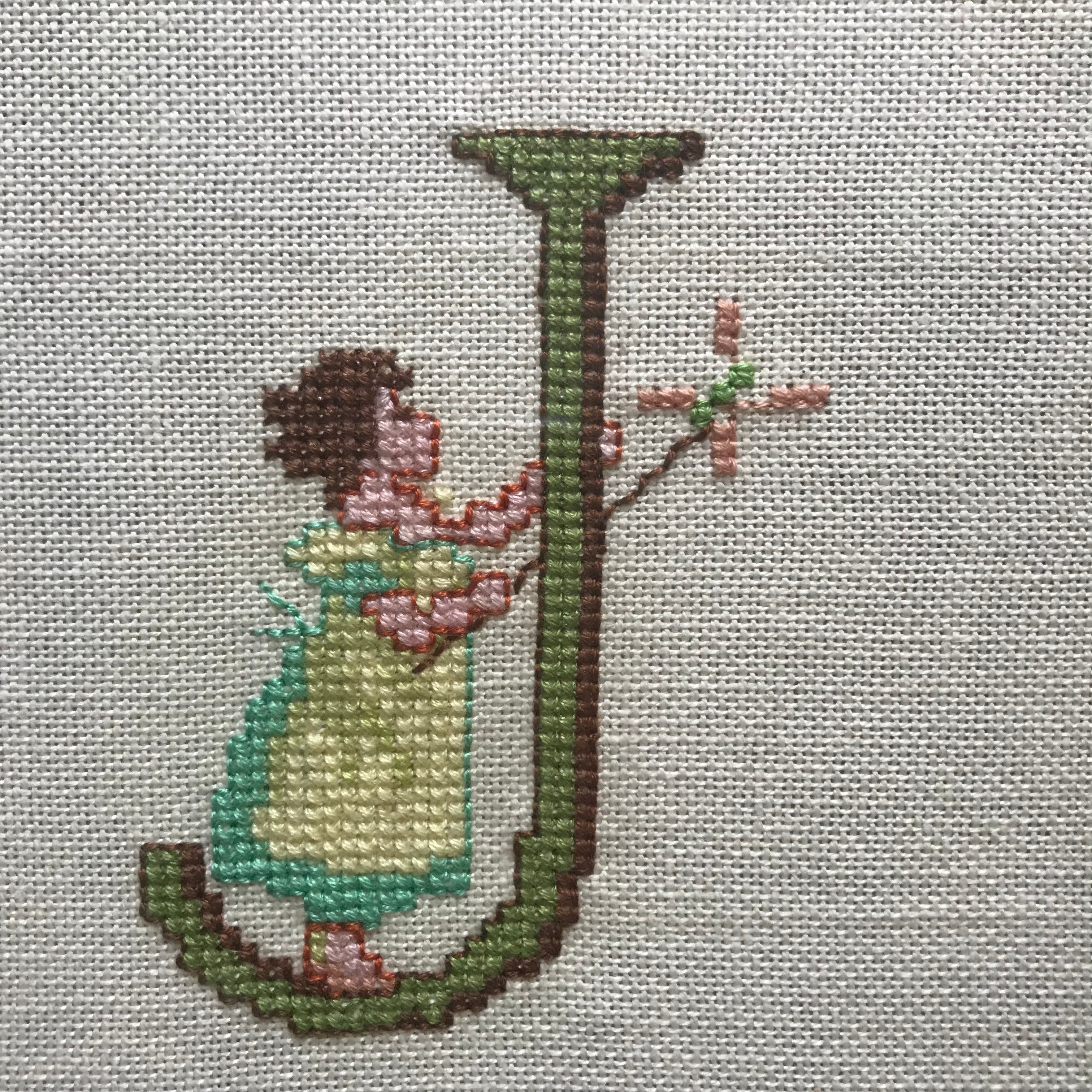 Jの刺繍絵 | tsuitachi craft&brocante