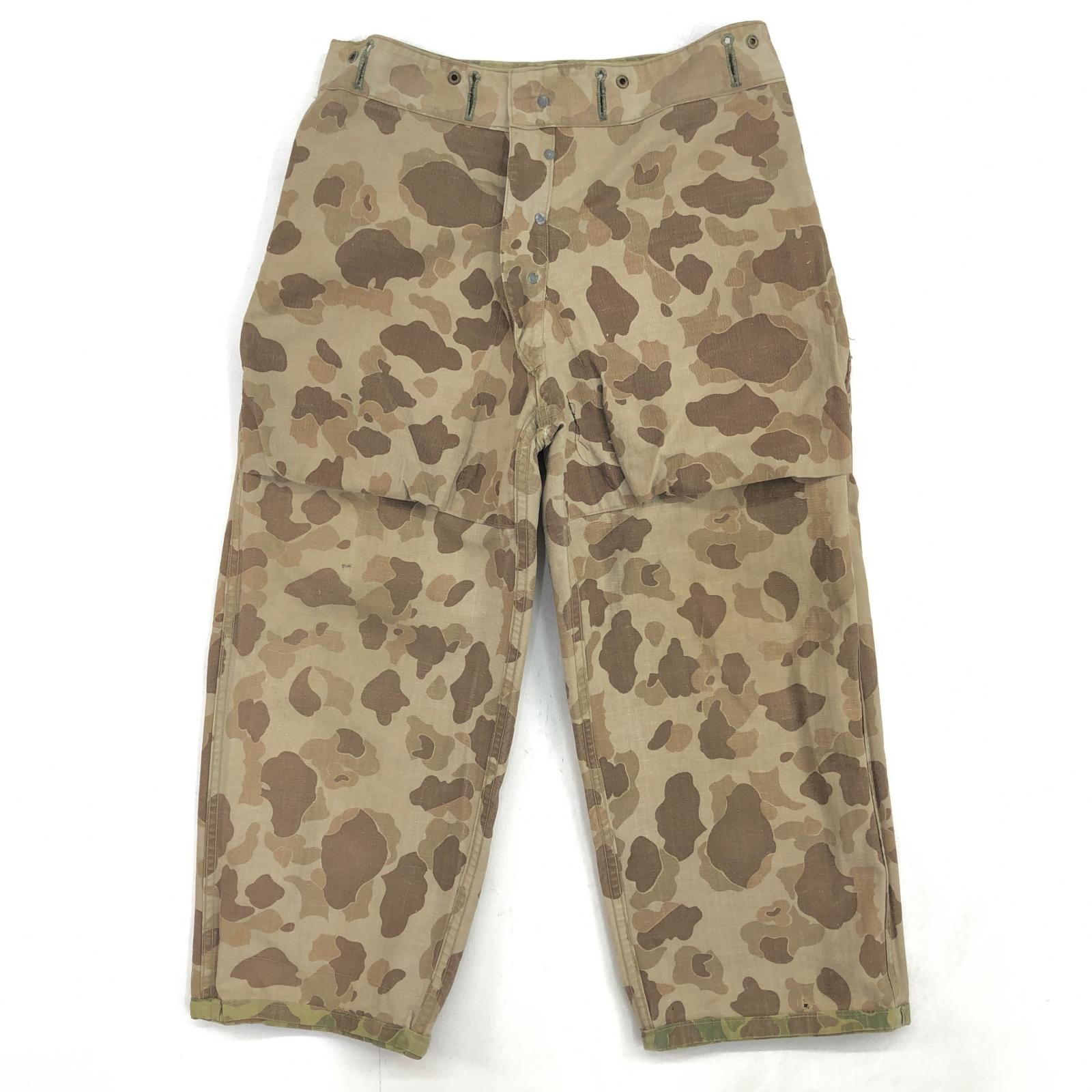 USMC 40年代 WWII HBT ダックハンターカモ パンツ セカンドモデル 2nd