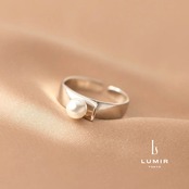 ミニマルパールオープンリング