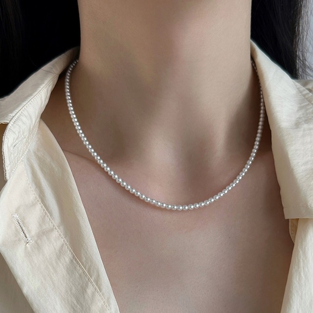 DEMI清冷感のあるパールネックレス 3s