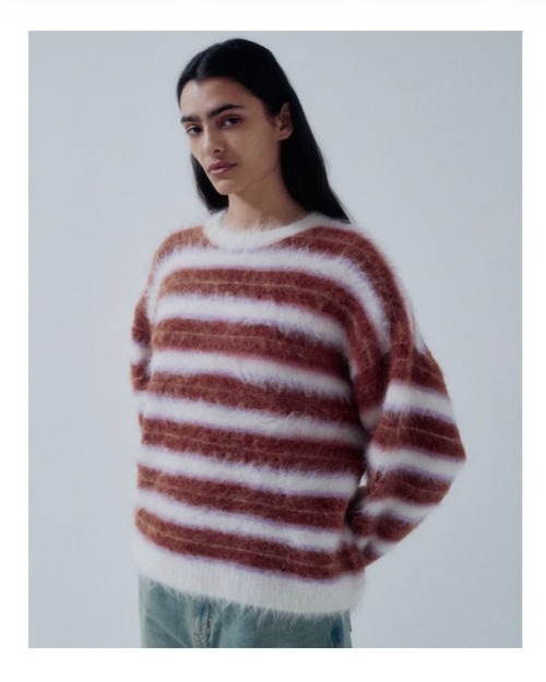 SAYAKA DAVIS/fussy striped sweater