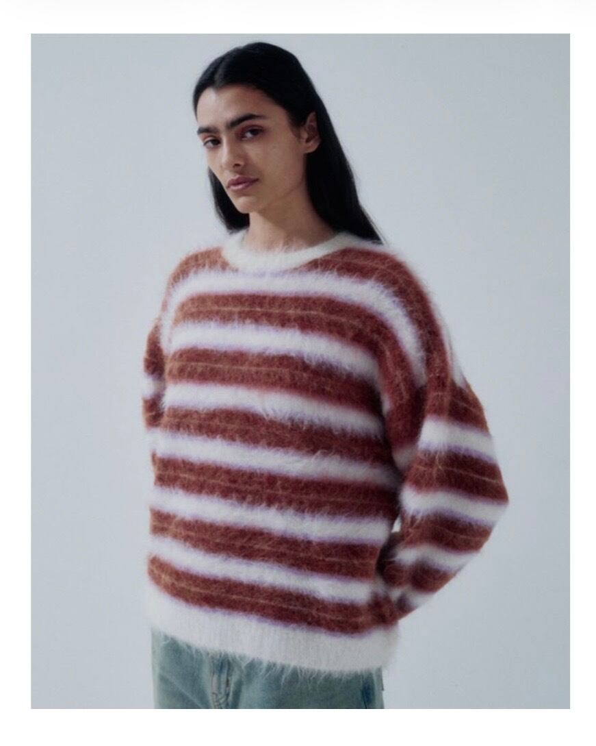 SAYAKA DAVIS/fussy striped sweater