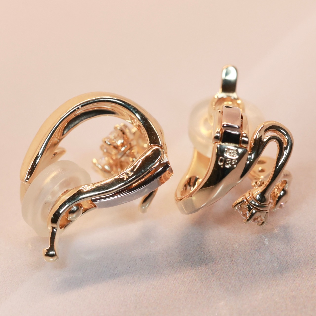 K18 YG 小寺智子 ダイヤモンド 0.36ct イヤリング TOMOKO KODERA 
