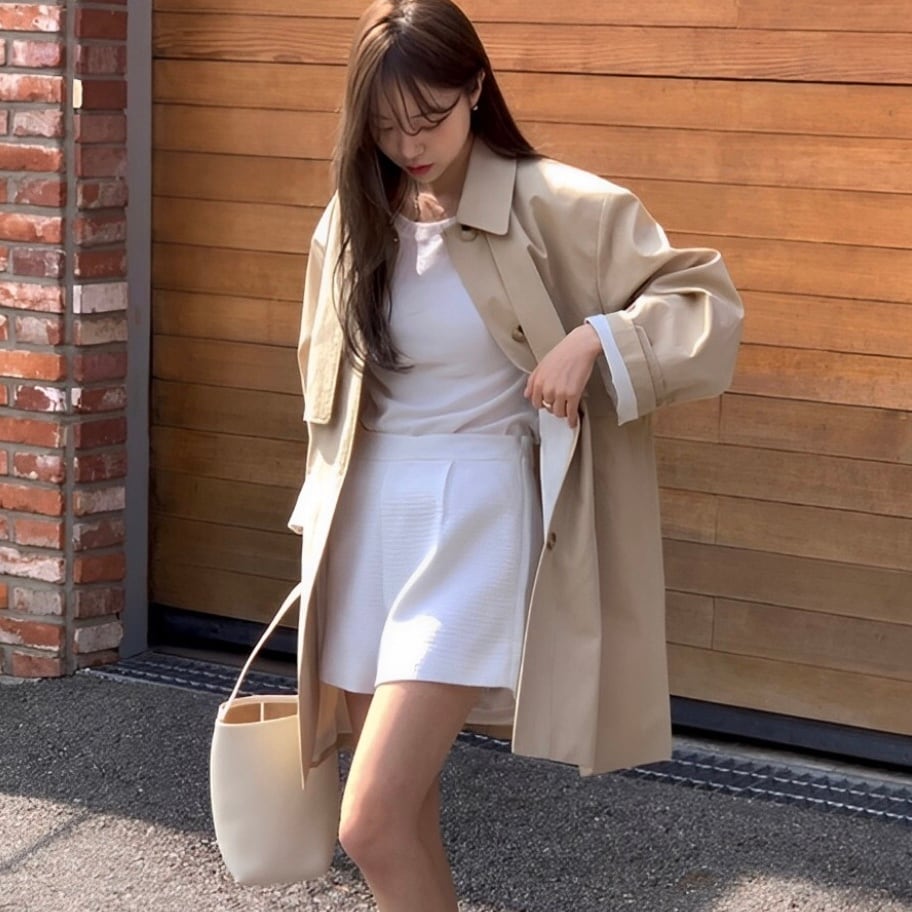 ミドル丈トレンチコート.1345