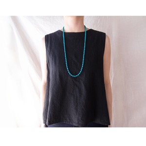 【完売】Magnesite Turquoise × Blue Jade Necklace／ブルージェード × マグネサイトターコイズ ロングネックレス
