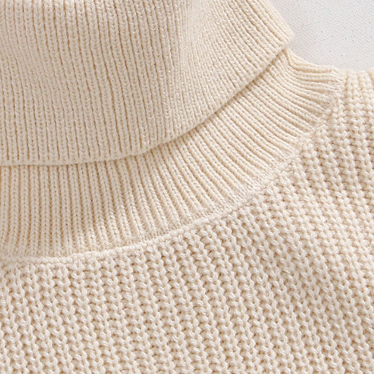 ボトルネックベーシックニット　MT0080367