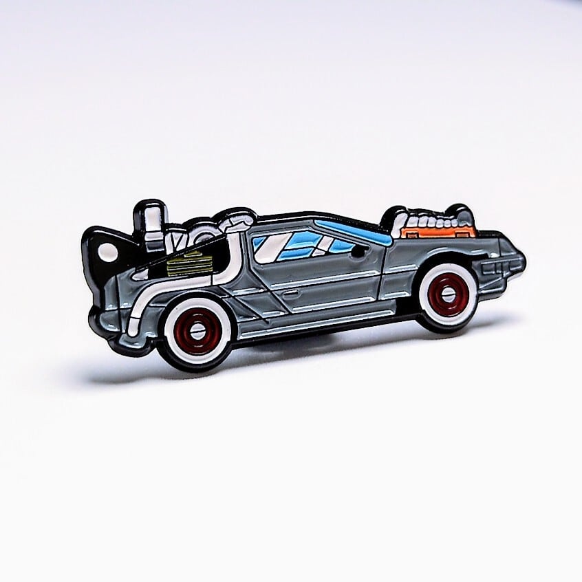 送料無料！ ★ピンズ PINS★ピンバッジ 【 Back to the Future（バックトゥザフューチャー）】〚アメリカン雑貨 アメトイ〛