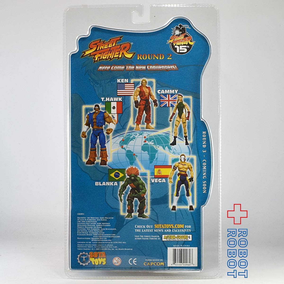 SOTA TOYS ストリートファイター ラウンド2 ケン パープル ver