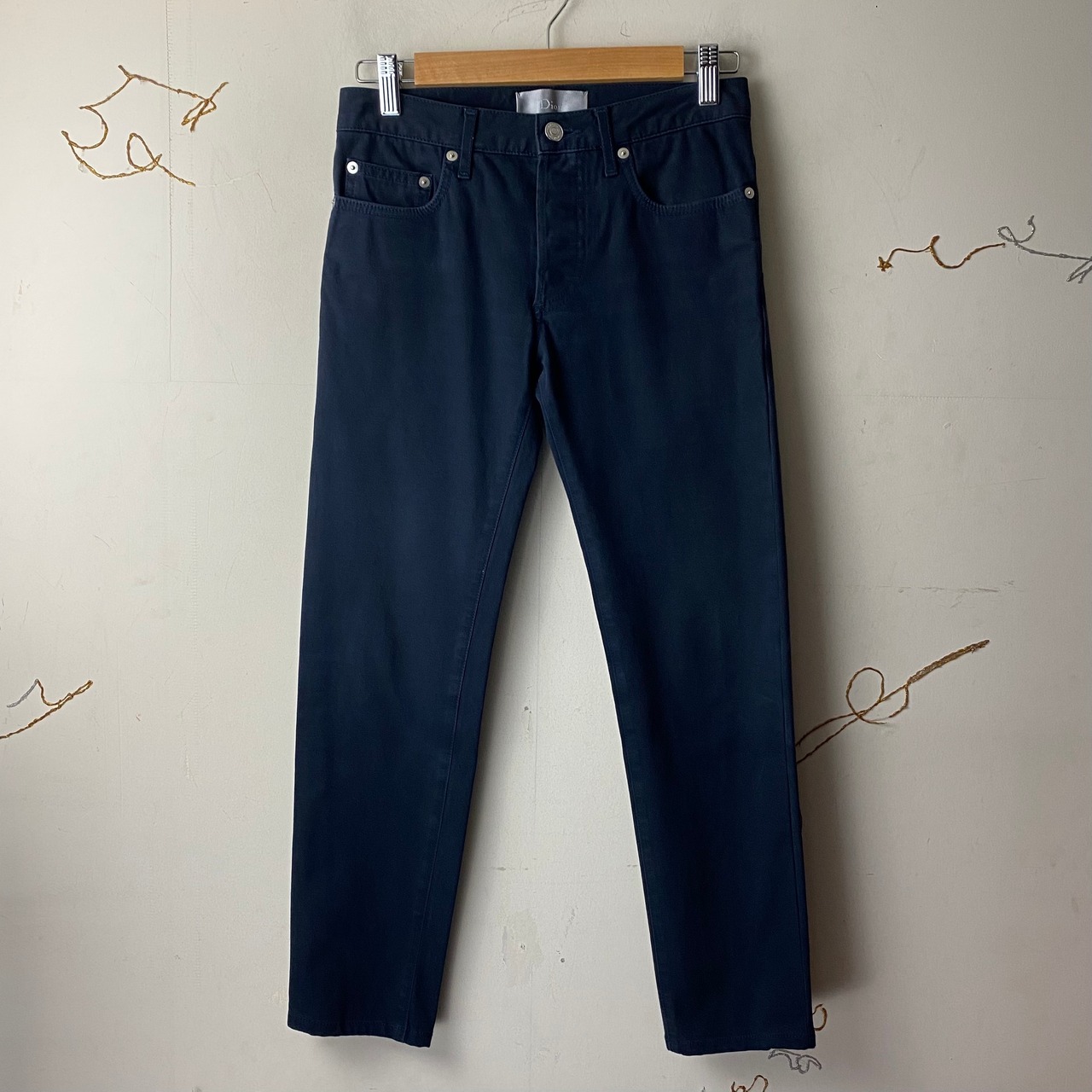 08SS DIOR HOMME navy color skinny pants | NOIR ONLINE