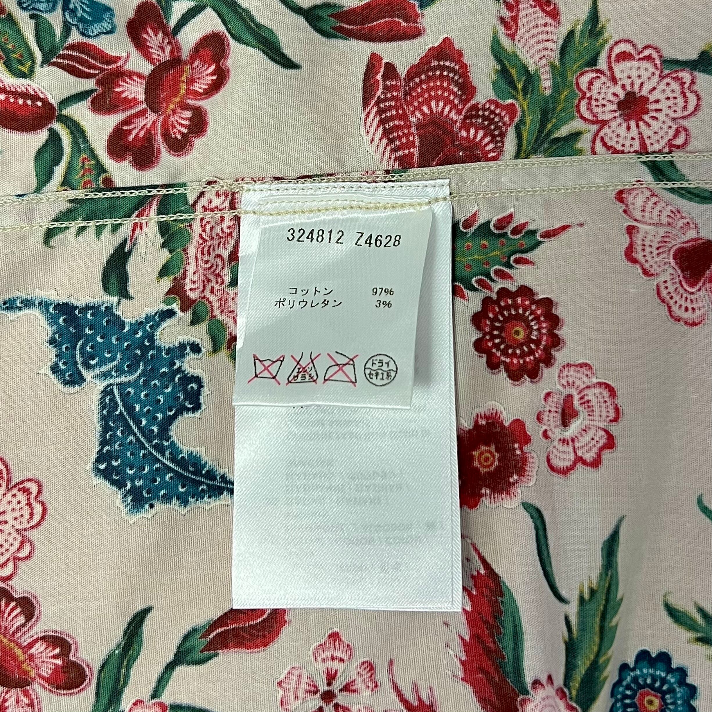 GUCCI フローラル スキニーワイシャツ GUCCI フローラル スキニーワイシャツ