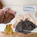 【発注】◎セット◎襟レースブラウス×花柄サロペット[SU36]