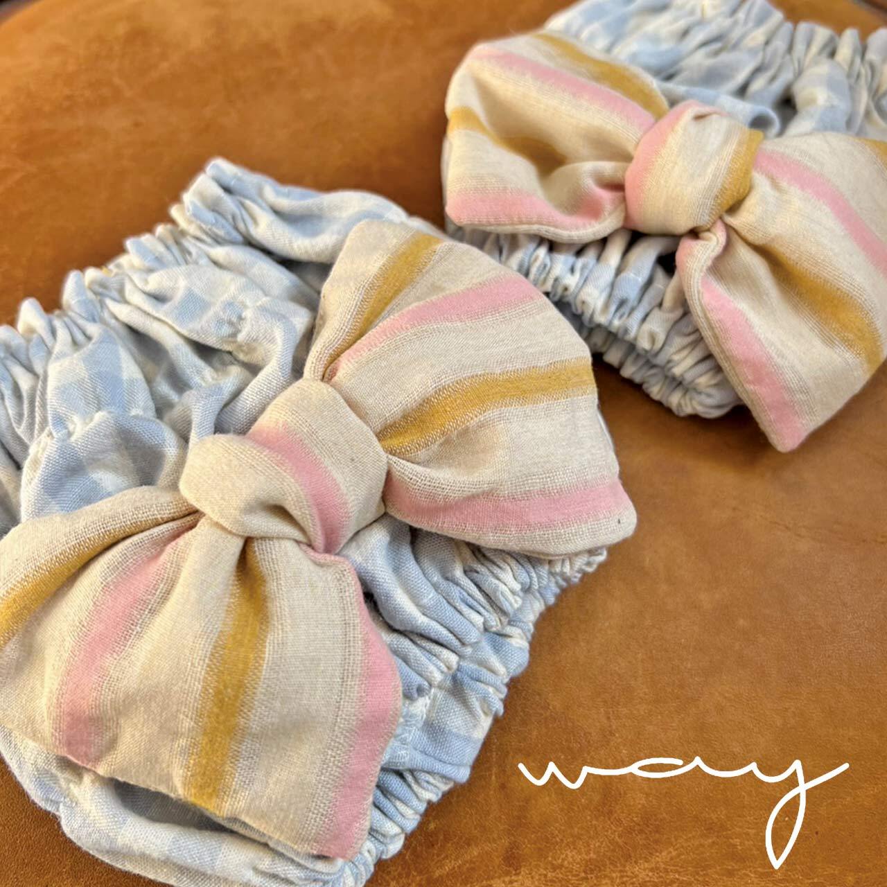犬服　ハンドメイド　リボンスヌード　♡オーダー♡ ビッグリボンスヌード_キャンディリボン【Way_Collection】（ i犬用