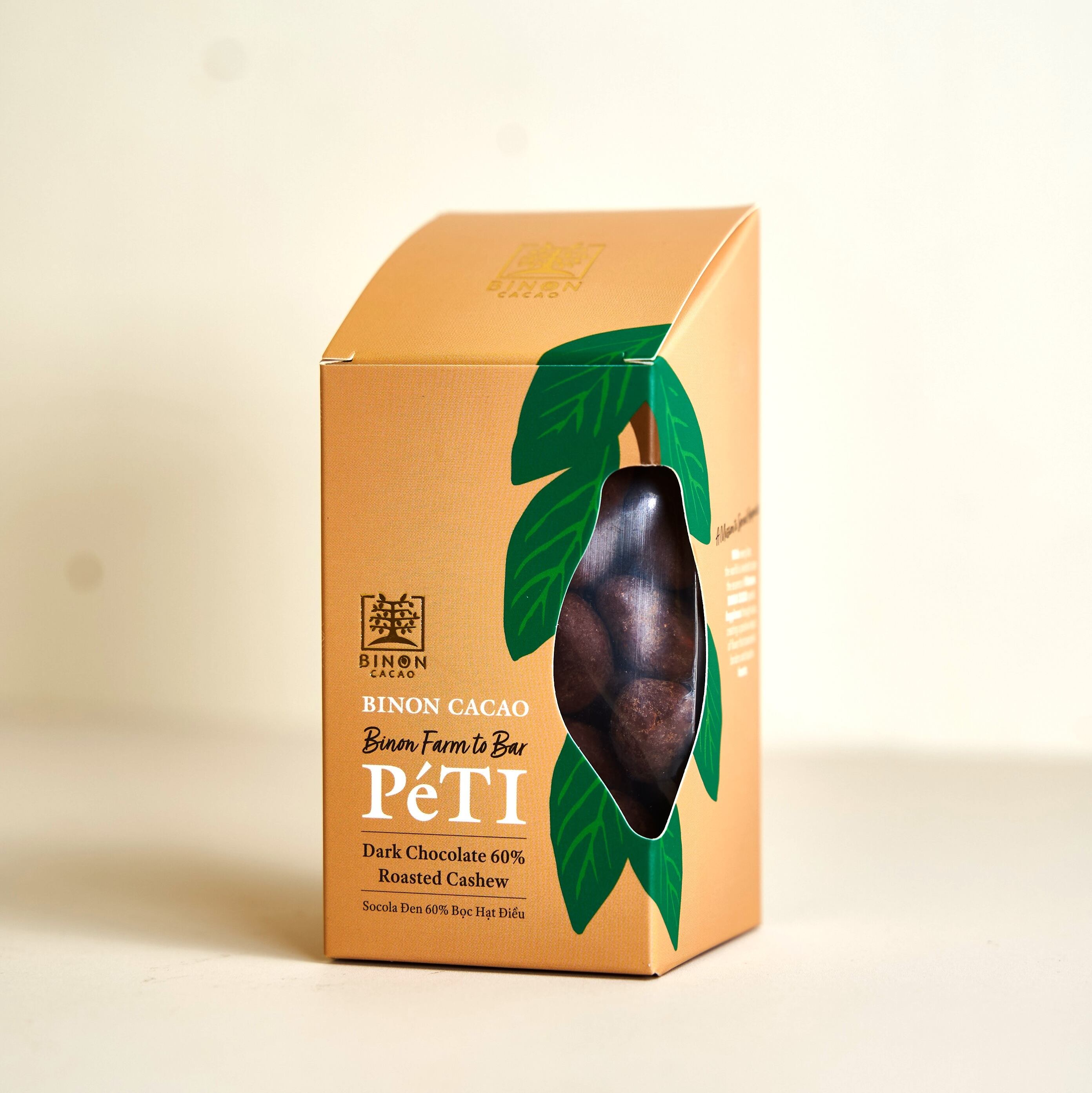 BINON ファームトゥバー  Peti ダークチョコ ＆ カシュー (大）180g