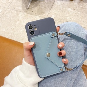 iphone X 11 12 シリーズ  カード収納 シンプルシリコンケース♡カメラフルカバー