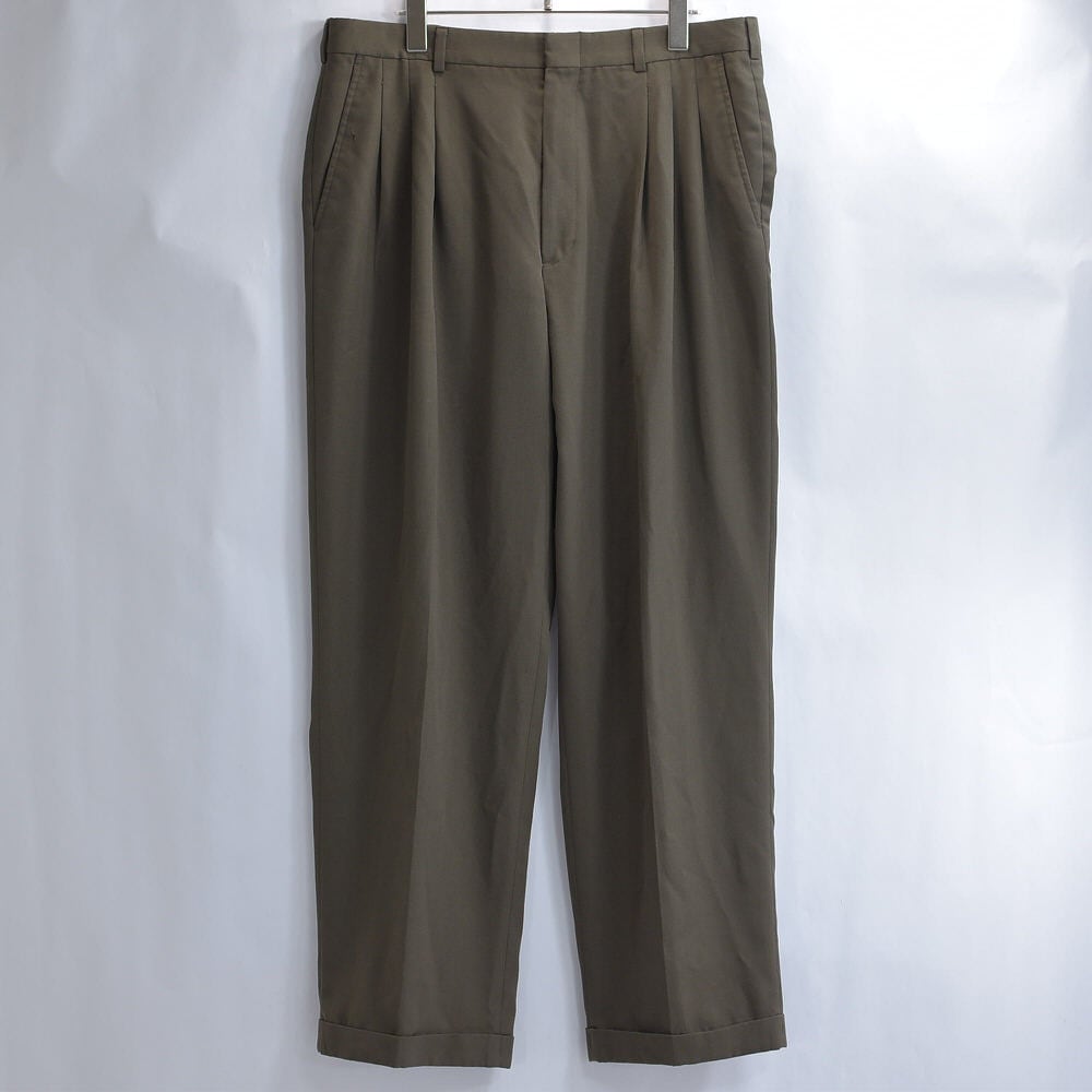 90s CITY STREETS シティストリート ワイド 3タック スラックス パンツ 90s CITY STREETS シティストリート ワイド 3タック スラックス パンツ
