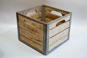USED 50s "C.W.D.A" Wooden Crate