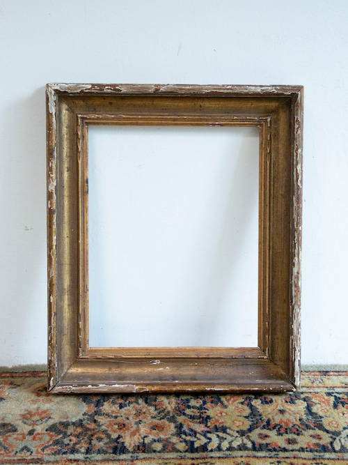 木製フレームW44.5×H54/wood frame＜ヴィンテージフレーム＞