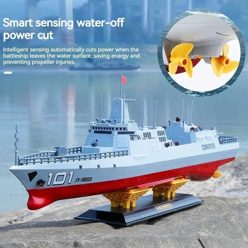 潜水艦ラジコン軍艦 模型 駆逐艦 電動 デュアルモーター 玩具