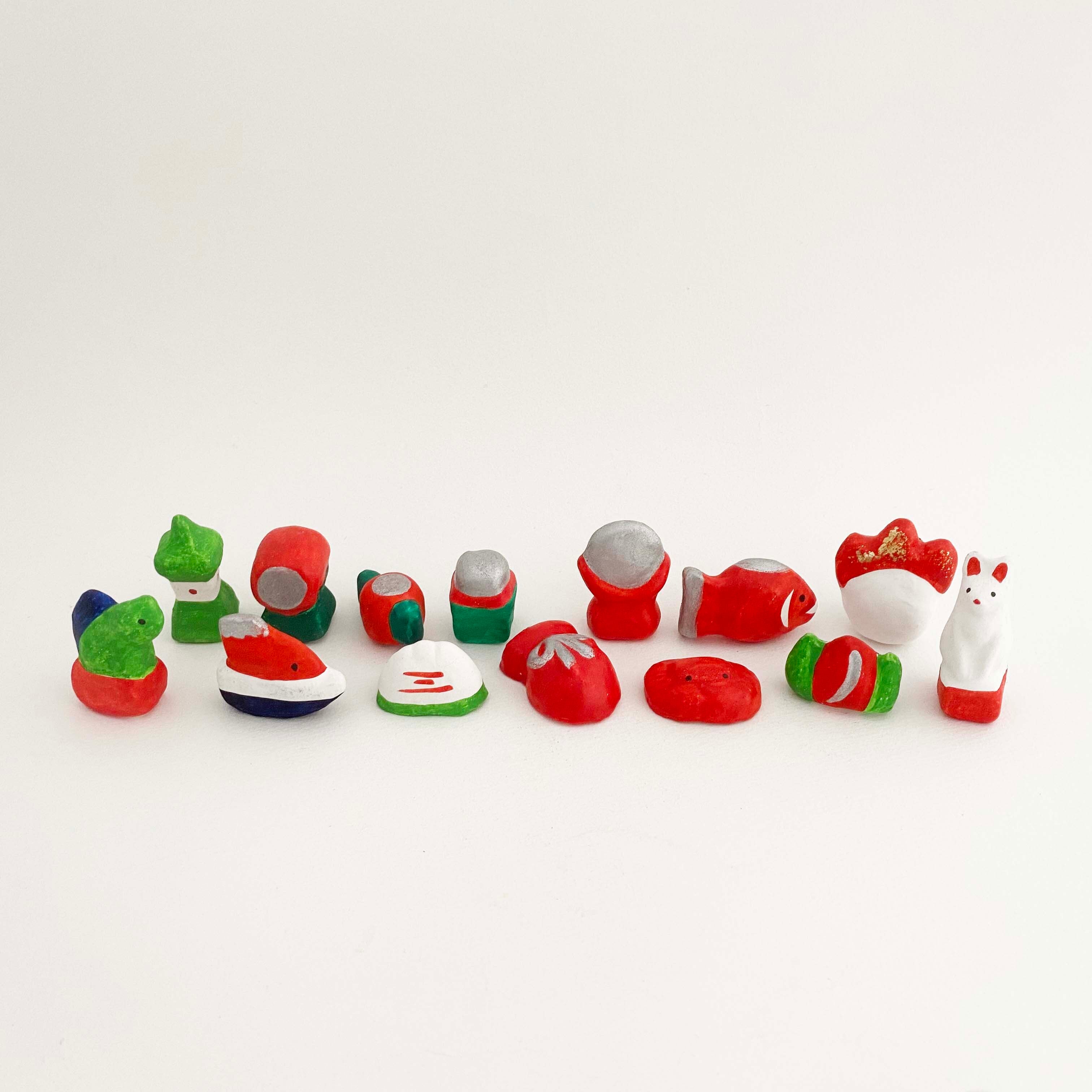 福徳手びねり土人形 27個セット