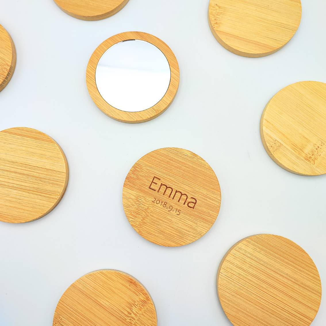 名入れラウンドミラー】フォント選択・文字入れ | KOUGI〈おなまえ