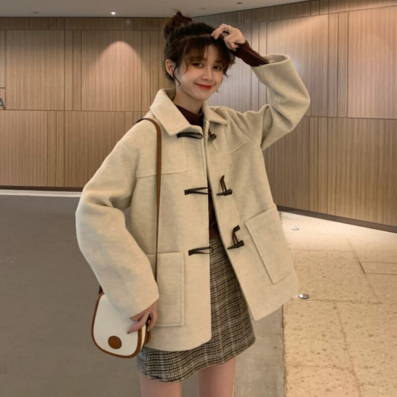 ボタンコート オータムウィンタールーズ 秋物 冬物 萌量不足71438104825