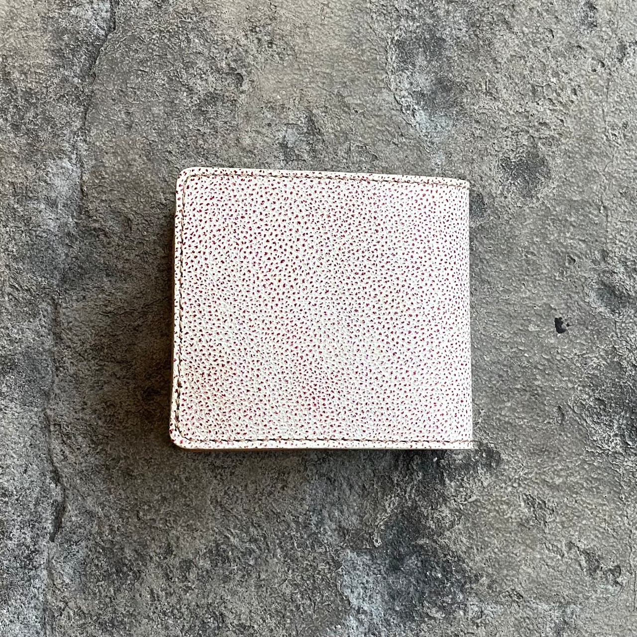 【限定商品】ビルフォールド サンタフェ 姫路黒桟革 白漆