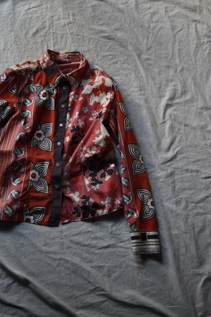 "KENZO" 00s Artistic Pattern Shirt