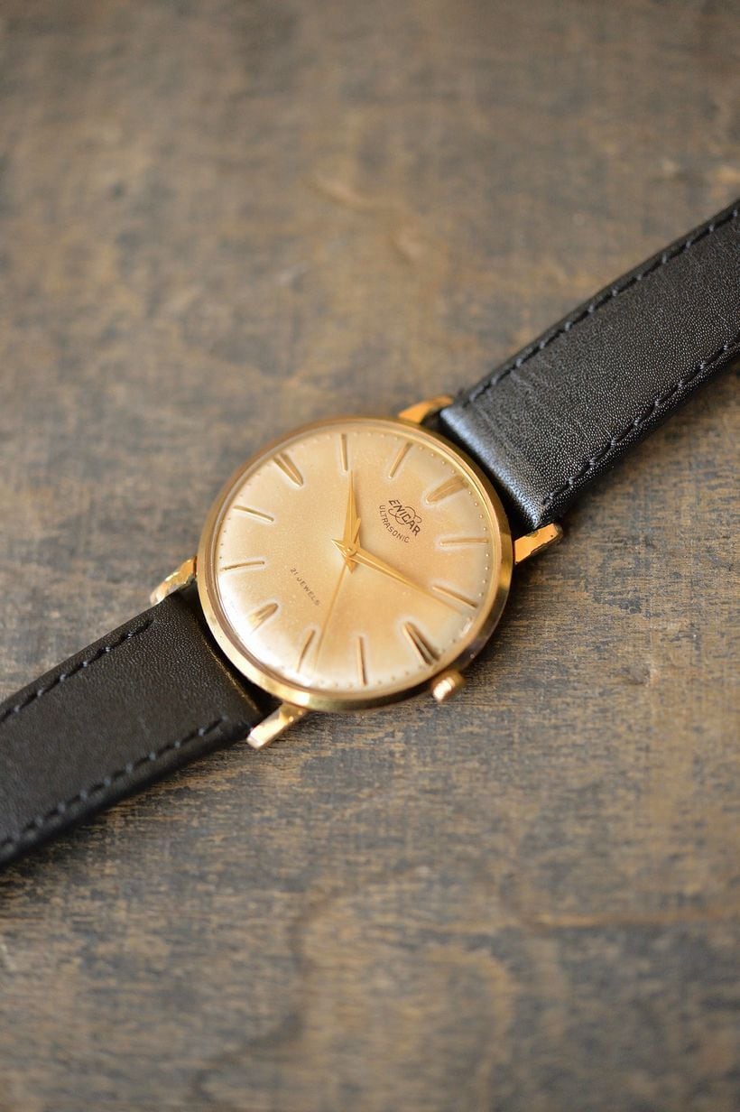 Vintage 1950's-60's ENICAR watch GF 