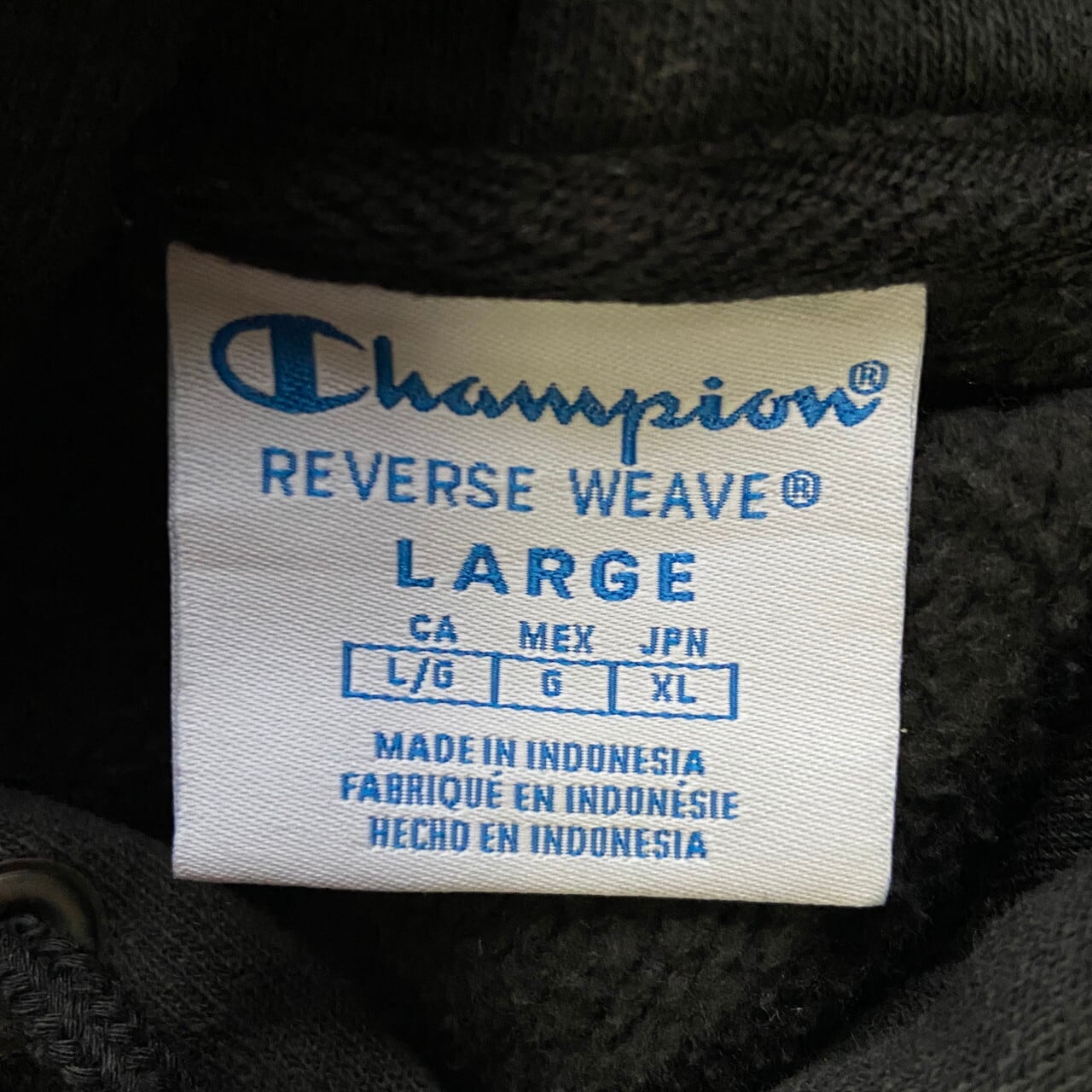 Champion チャンピオン 青タグ 復刻 フロント デカ ワッペン ロゴ