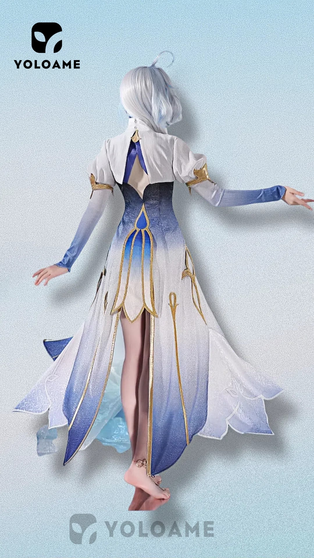 原神 フリーナ フォカロルス 水の神 コスプレ衣装【三分妄想 1