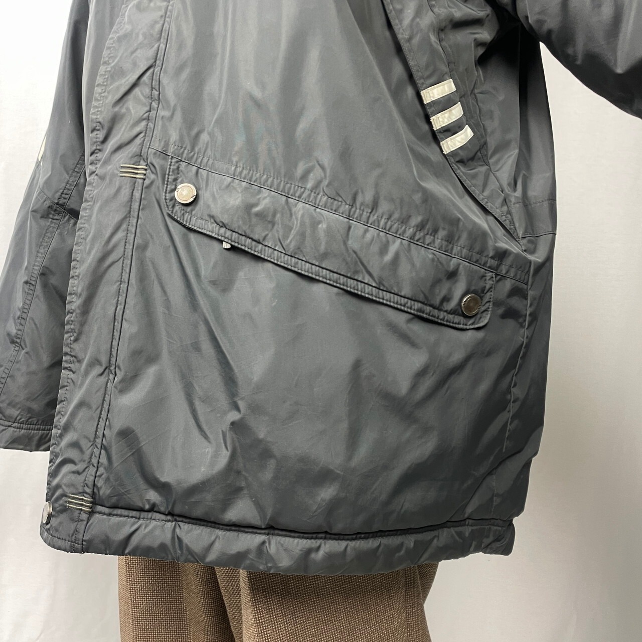 00年代 adidas アディダス ナイロンジャケット 中綿入り メンズ2XL相当 