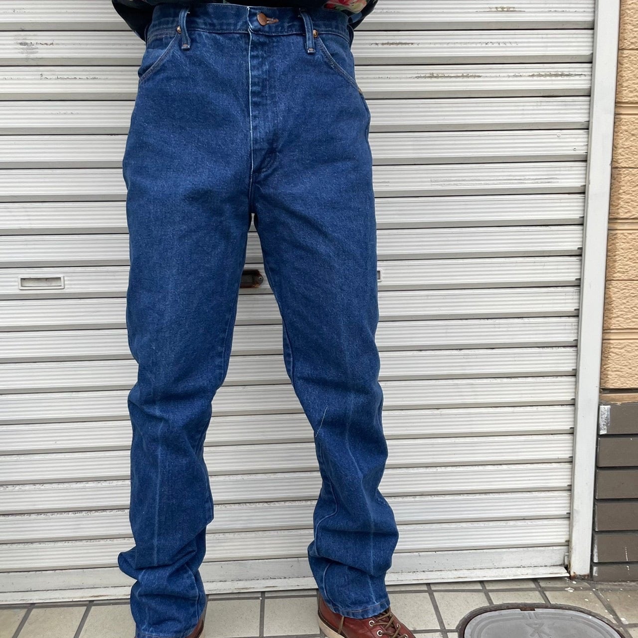 【Wrangler】希少/made in USA製/ デニムパンツ/濃紺/美品