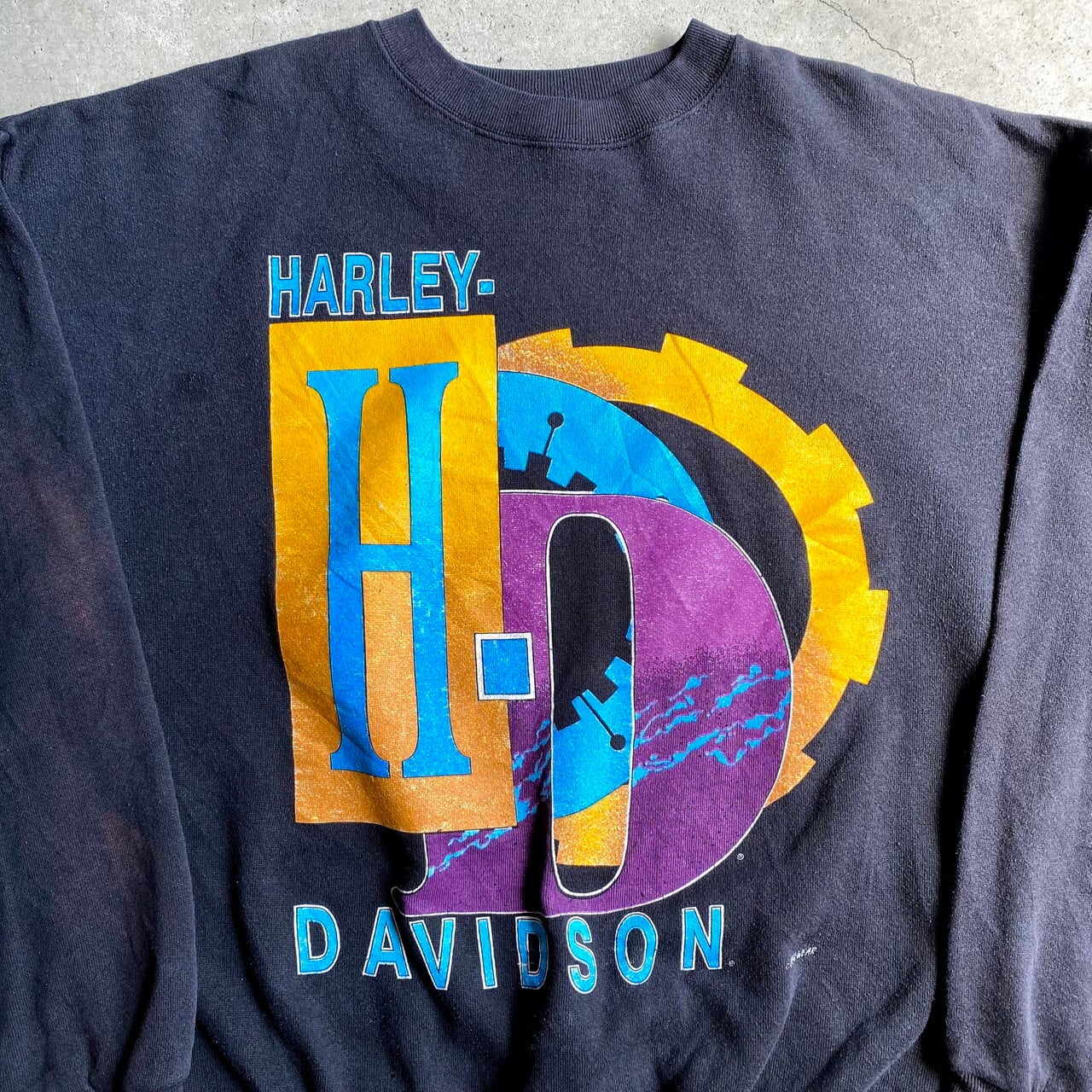 80〜90年代 USA製 Harley-Davidson ハーレーダビッドソン プリント  