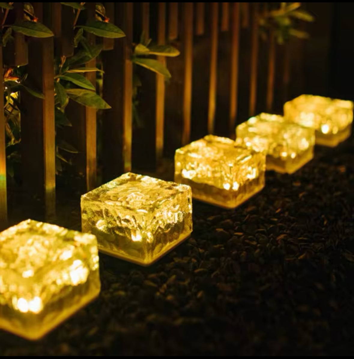 ソーラーライト ガーデンライト キューブランプ 屋外 防水