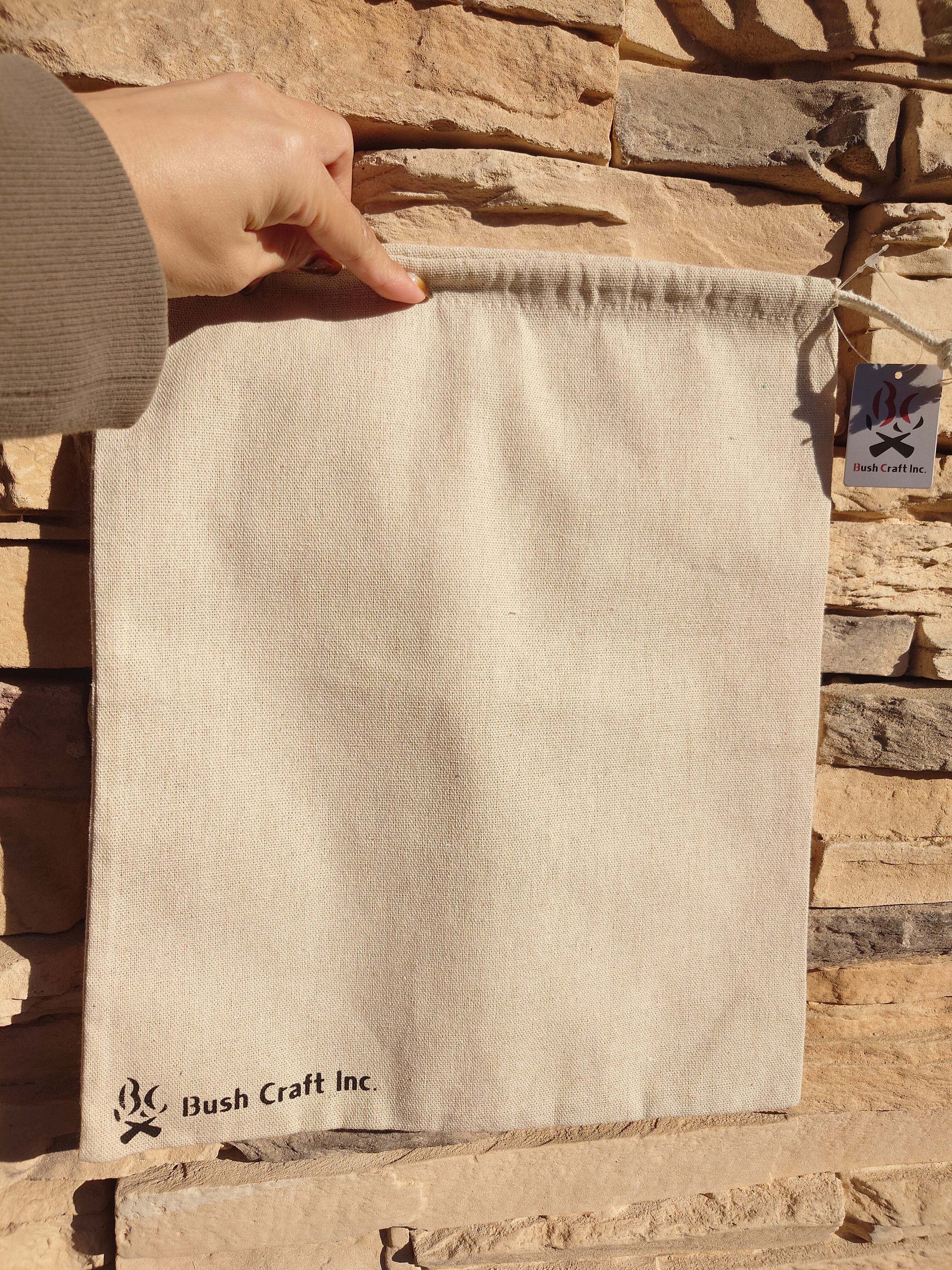 【BushCraftブッシュクラフト】BushCraftInc. 麻のスタッフサック(4L)